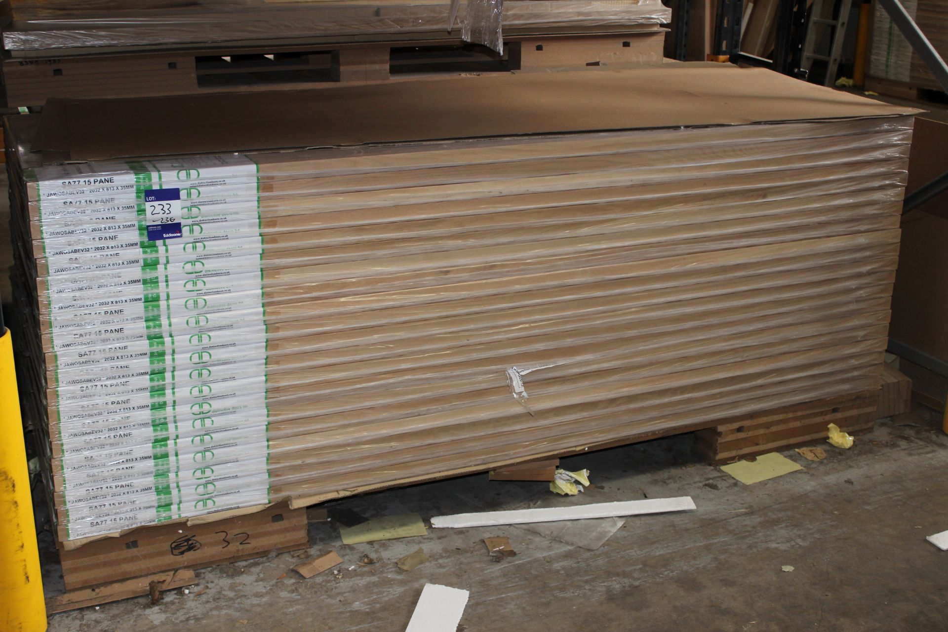 5 x SA77 15 Pane Internal, JAWOSABEB32, 2032mm x 813mm x 35mm- Lots to be handed out in order they - Image 2 of 3
