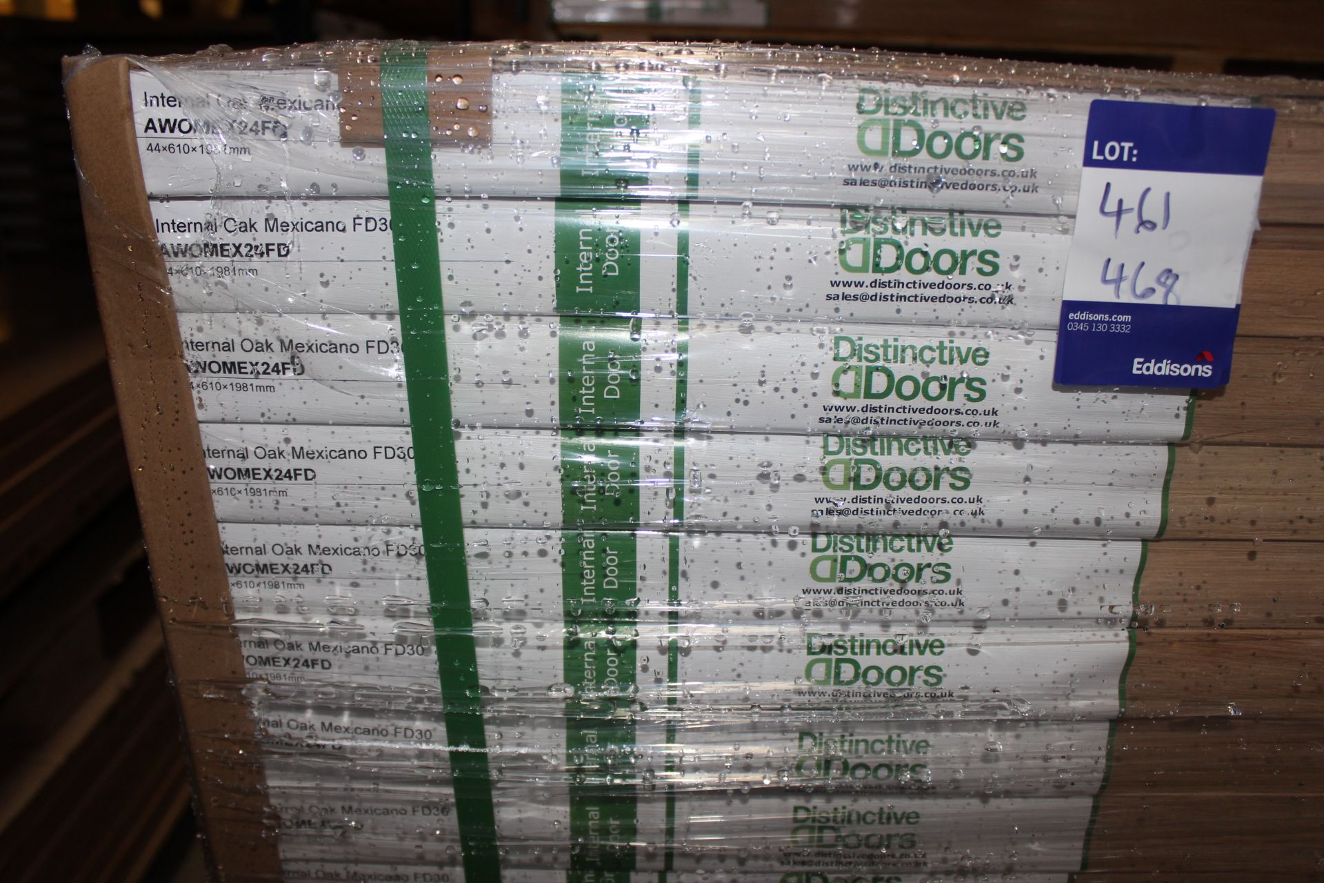 3 x Mexicano Int Fire Door Int 1981x610x44mm to Pallet - Lots to be handed out in order they are - Image 2 of 2