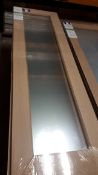 4 x Derwent Clear Glazed Internal door, AWODERWENT23, 78” x 23” x 35mm- Lots to be handed out in