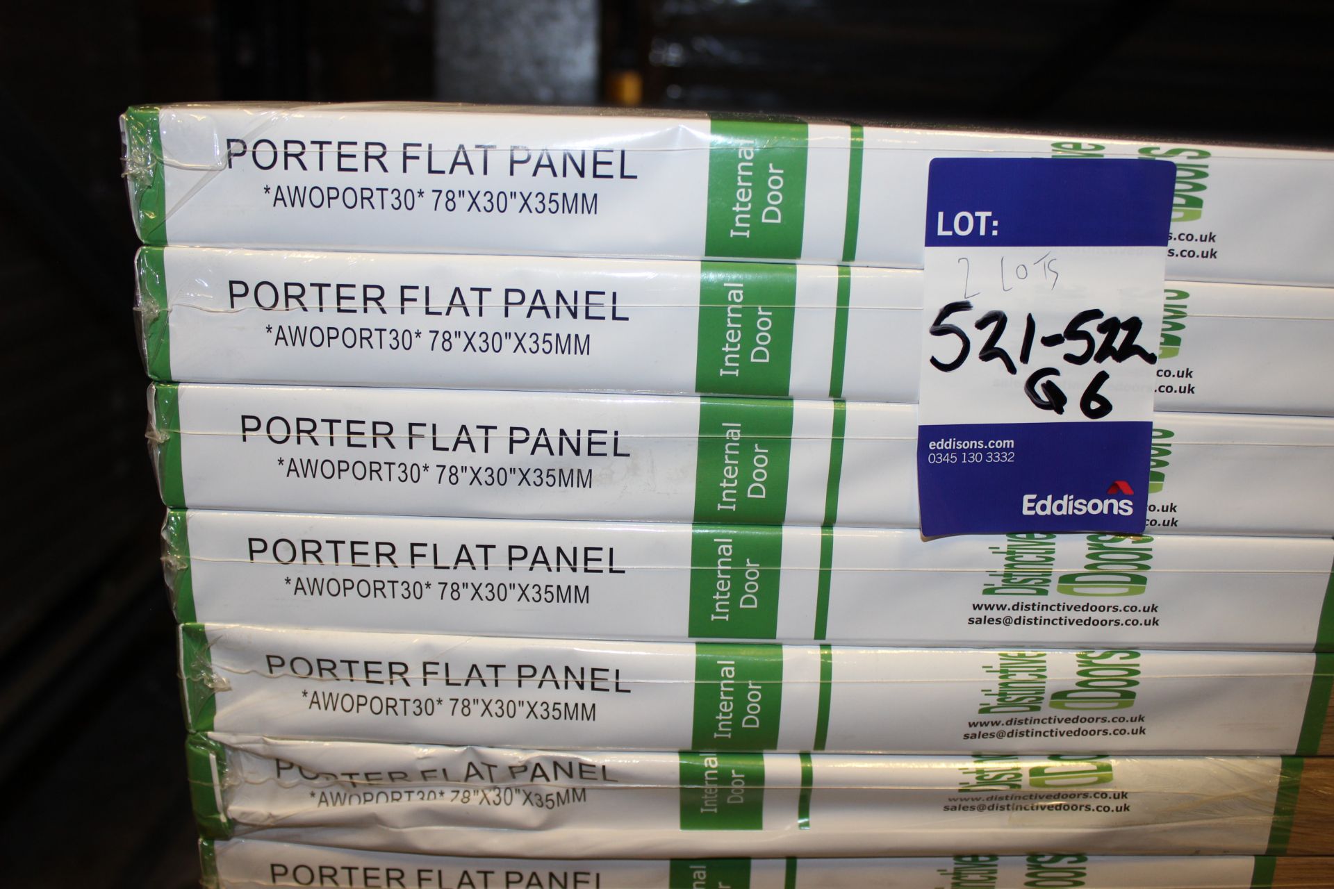 6 x Porter Flat Panel AWOPORT30 78”x30”x35mm Internal Door - Lots to be handed out in order they are - Image 3 of 3