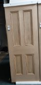 11 x Victorian 4 Flat Panel Internal Door, 1981mm x 610mm xx 35” - Lots to be handed out in order