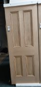 11 x Victorian 4 Flat Panel Internal Door, 1981mm x 610mm x 35mm - Lots to be handed out in order