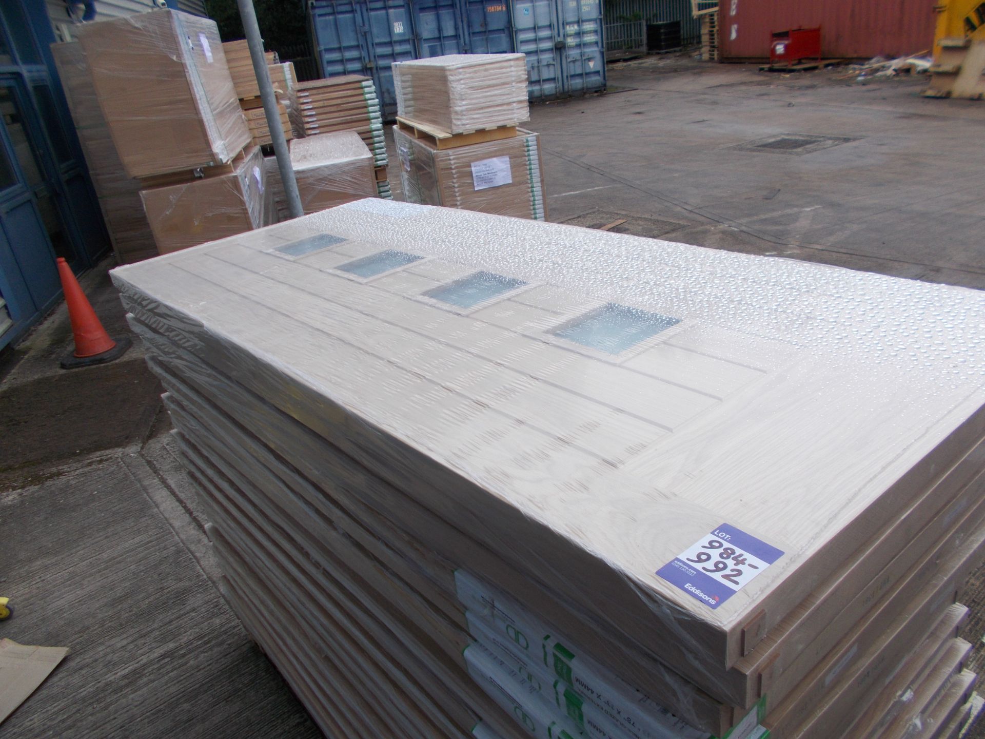 2 x Siena Satin Double Glazed DGOSIE33 External Door 78”x33”x44mm - Lots to be handed out in order