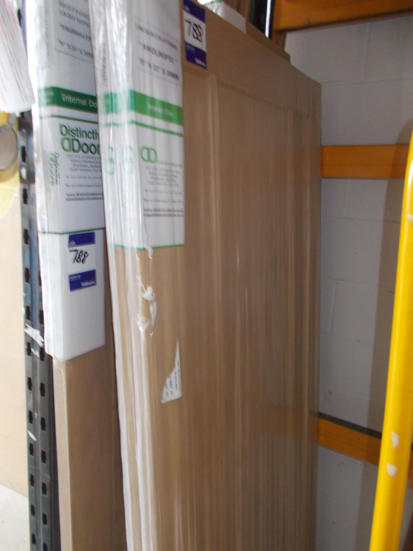 Large Assortment of Doors to Bottom of 2 x Bays of Racking Comprising: Derwent Clear Glazed Internal - Image 6 of 8