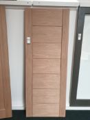 4 x Finished Palermo Palma 7 Panel Internal Door PFPALERMO7P24 1981x610x35mm - Lots to be handed out