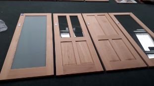 4 x Assorted Ex-display Glazed & Unglazed Internal Doors, including Rother, Maidenborough &