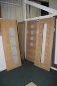 4 x Various Ex-display Glazed and Unglazed Internal Doors
