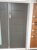 7 x Grey Palermo 7 Panel Internal Fire Door GSPAL7P27FD, 1981x686x44mm