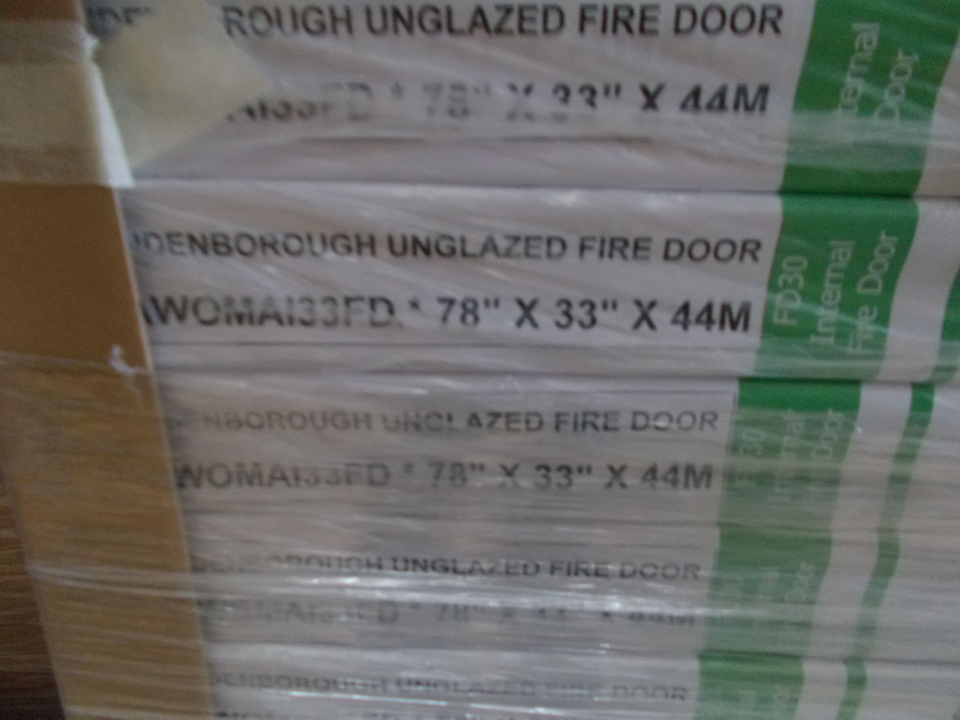 2 x Maidenborough Unglazed Fire Door AWOMA133FD 78”x33”x44mm - Lots to be handed out in order they - Image 4 of 4
