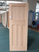 3 x DX 4 Flat Panel Fire Door AWOFPDX4P33FD 78”x33”x44mm - Lots to be handed out in order they are