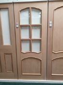 10 x Riviera 6 Lite with Beveled Glazed Internal Door AWORIVRMBEV30 1981x762x35mm - Lots to be