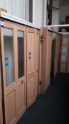 5 x Various ex-display bifold door sets, including Maidenborough, Maine, and Shaker Satin designs