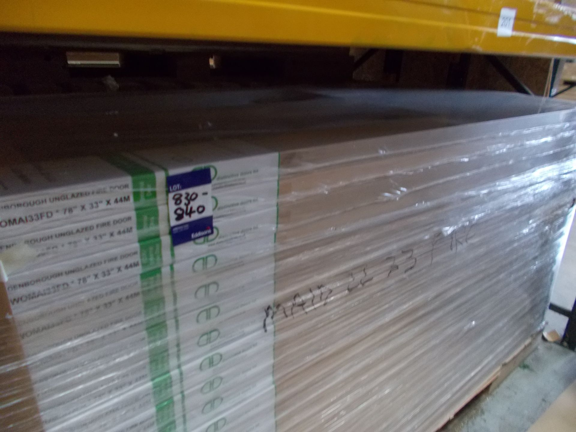 2 x Maidenborough Unglazed Fire Door AWOMA133FD 78”x33”x44mm - Lots to be handed out in order they - Image 3 of 4