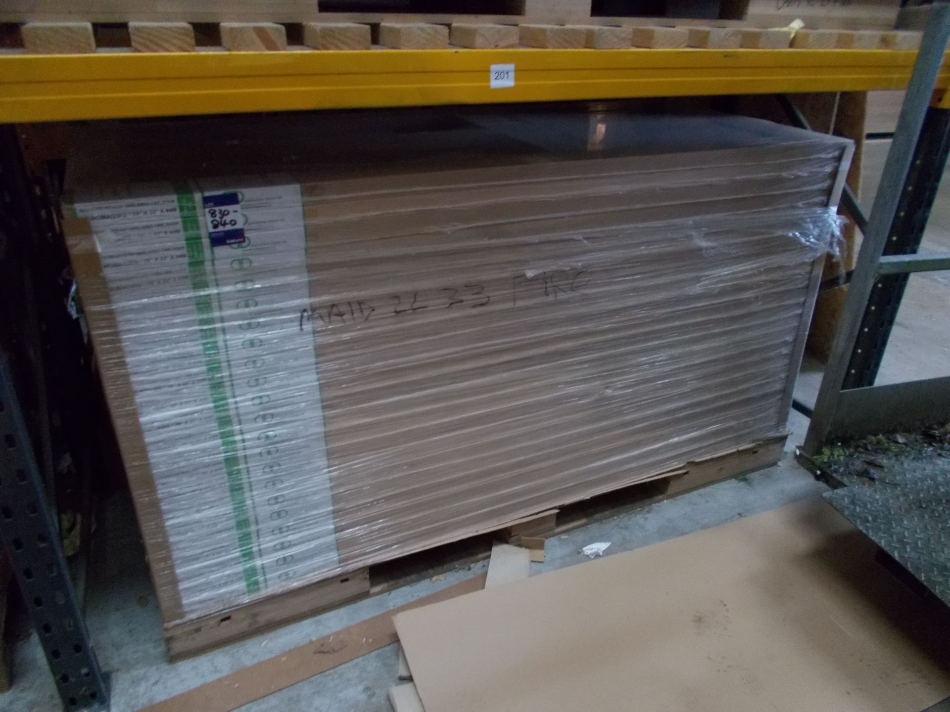 2 x Maidenborough Unglazed Fire Door AWOMA133FD 78”x33”x44mm - Lots to be handed out in order they - Image 2 of 4
