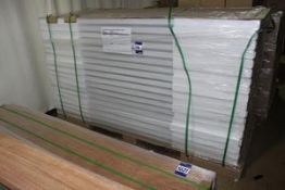 18 x BMD916 full panel unglazed white door, 80” x 32” x 40mm, to packaged pallet