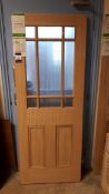 2 x Downham Flat Panel Unglazed AWOFPDOW30 1981x762x35mm Internal Door - Lots to be handed out in