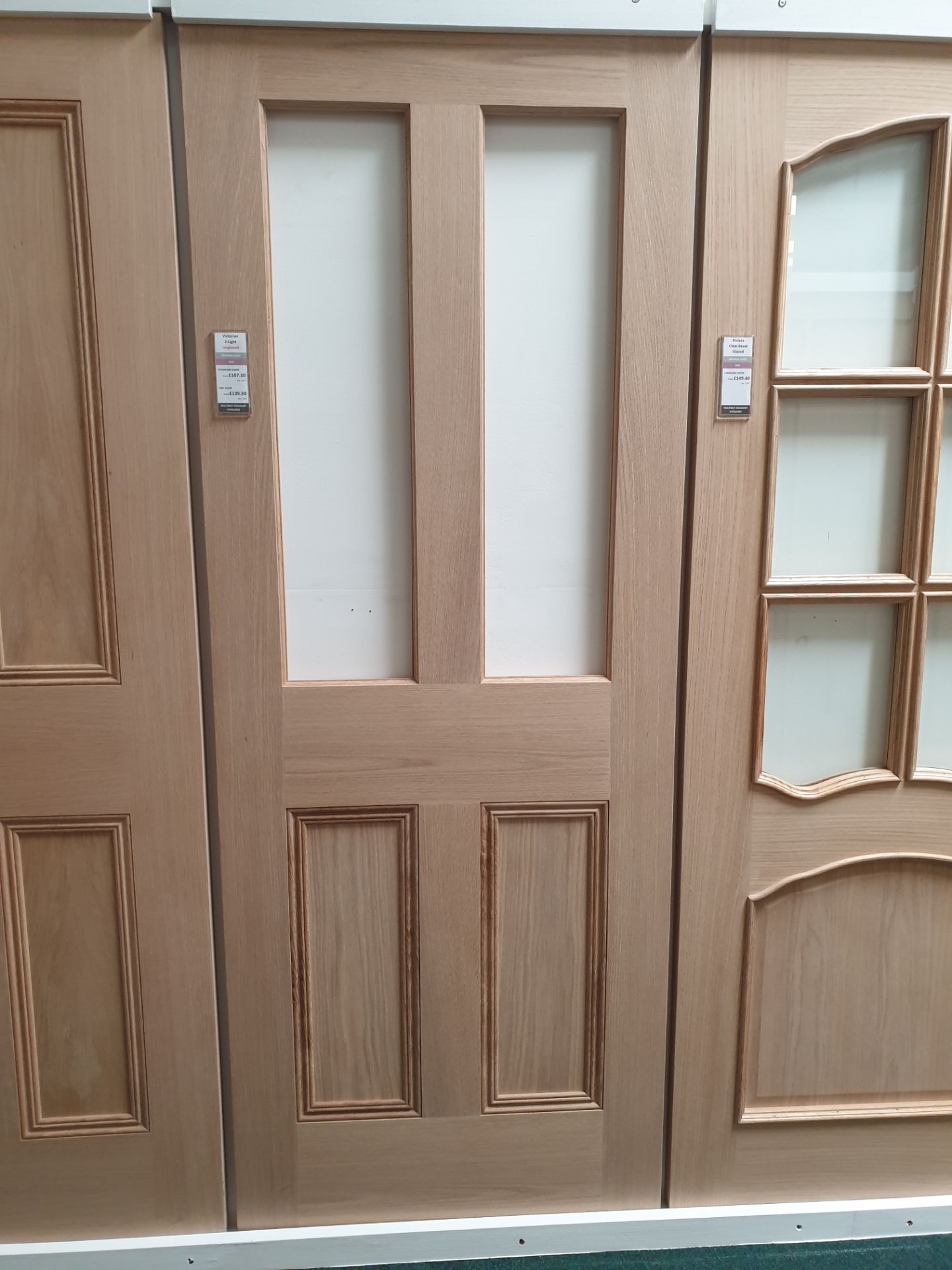 11 x Victorian Lite Unglazed Flat Panel FD30 Internal Fire Door,AWOFPVIC30FD, 1981x762x44mm - Lots