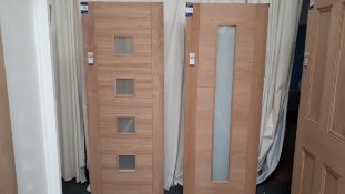 4 x Various Ex-display Glazed and Unglazed Doors