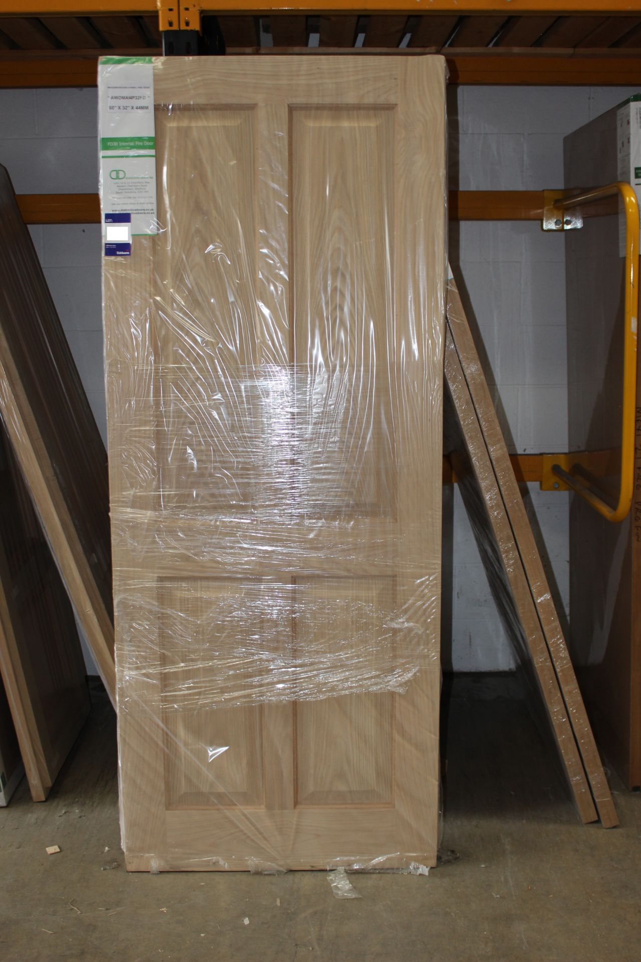 2 x Maidenborough Unglazed Fire Door AWOMA133FD 78”x33”x44mm - Lots to be handed out in order they