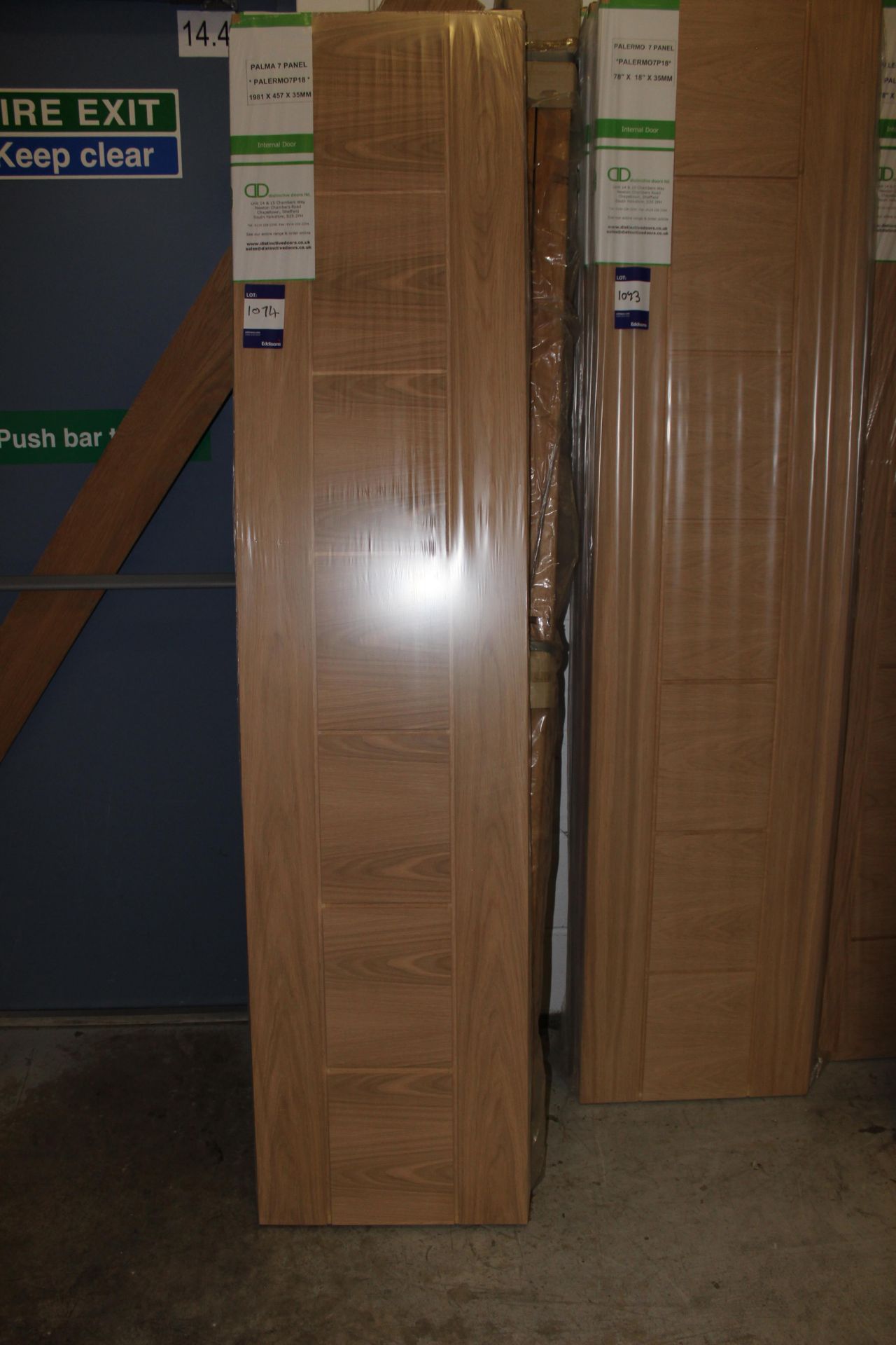 Palma 7 Panel PALERMO7P18 1981x457x35mm Internal Door