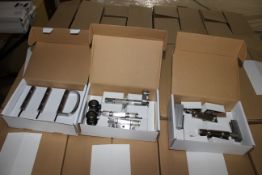 Approximately 60 x boxes of Slide Aside 3 folding door furniture kit