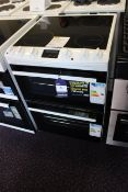 Zanussi ZCV66078WA 60cm Double Oven Electric Cooker Rrp. £459.99