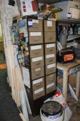 Industrial 14 Drawer Component Storage System incl