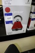 Linsar Electric Cordless Kettle Red