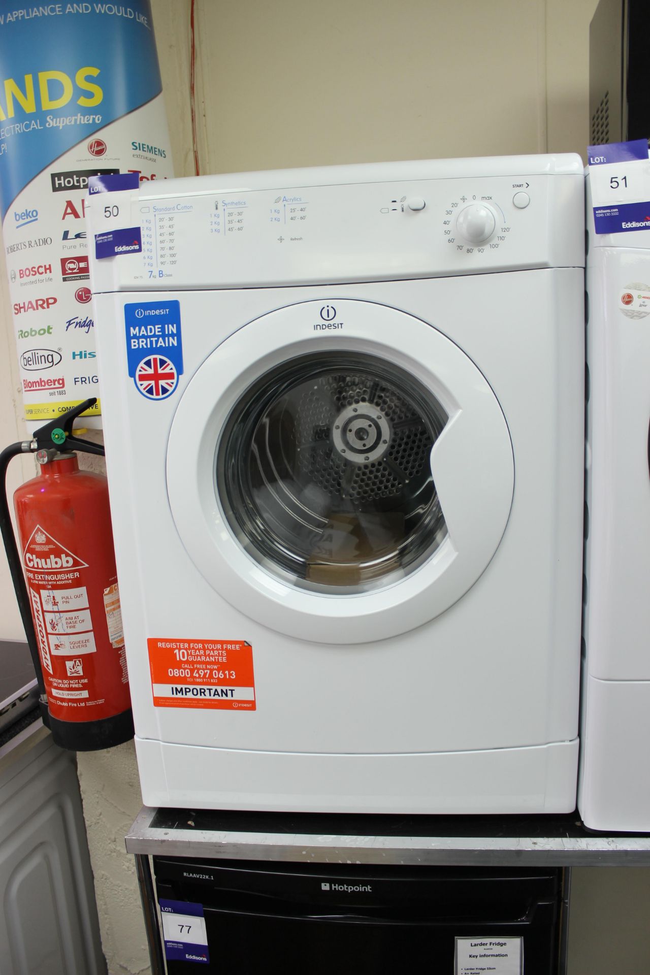 Indesit IDV75(UK) 7Kg Front Loading Washing Machine