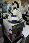 Linsar Electric Pyramid Cordless Kettle Cream Rrp. £34.99