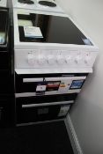 Beko EDVC503W 50cm Double Oven Electric Cooker Rrp. £319.99