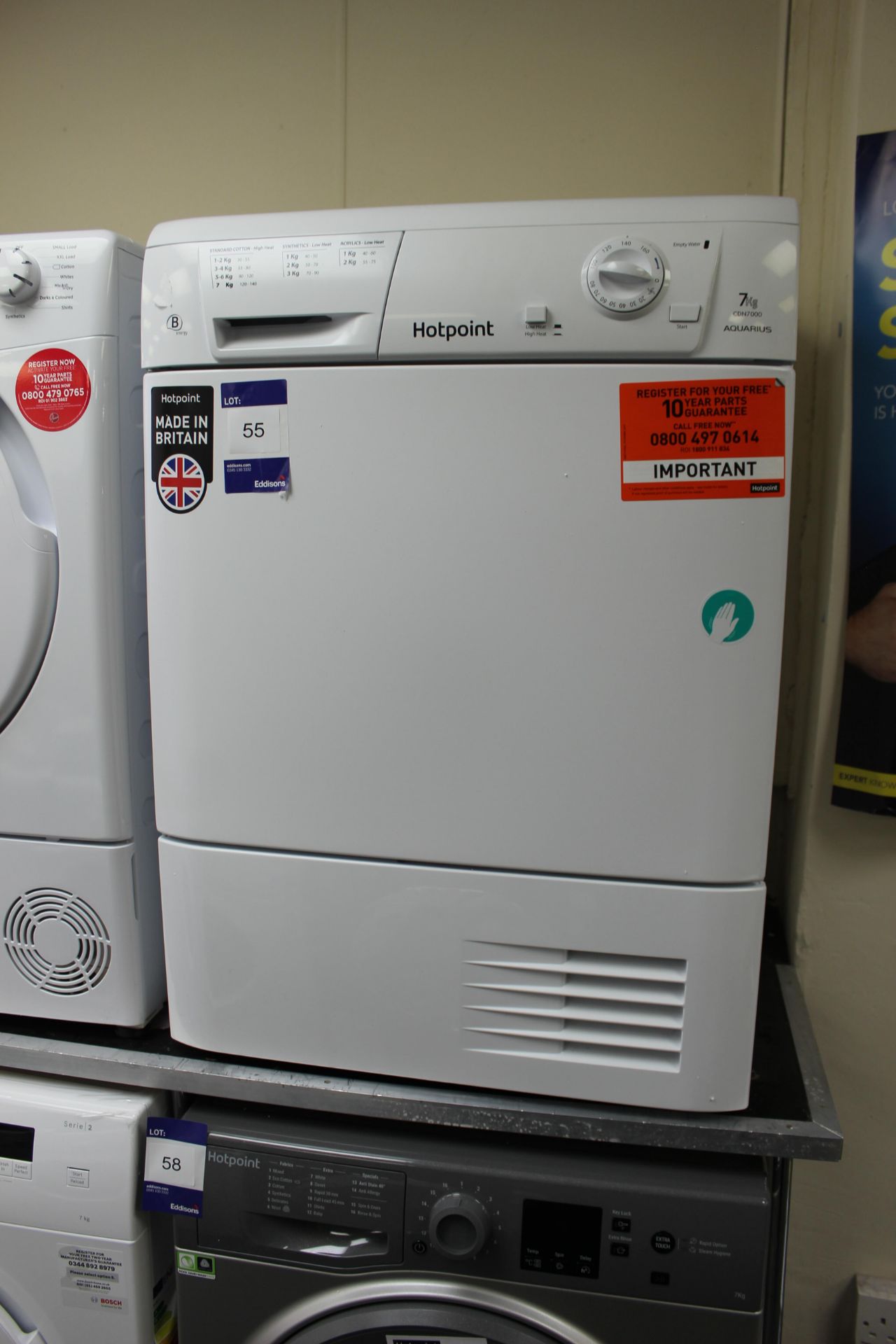 Hotpoint Aquarius CDN7000 7kg Tumble Dryer