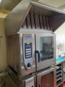 Pair of Rational Self Cooking Centres on stand wit