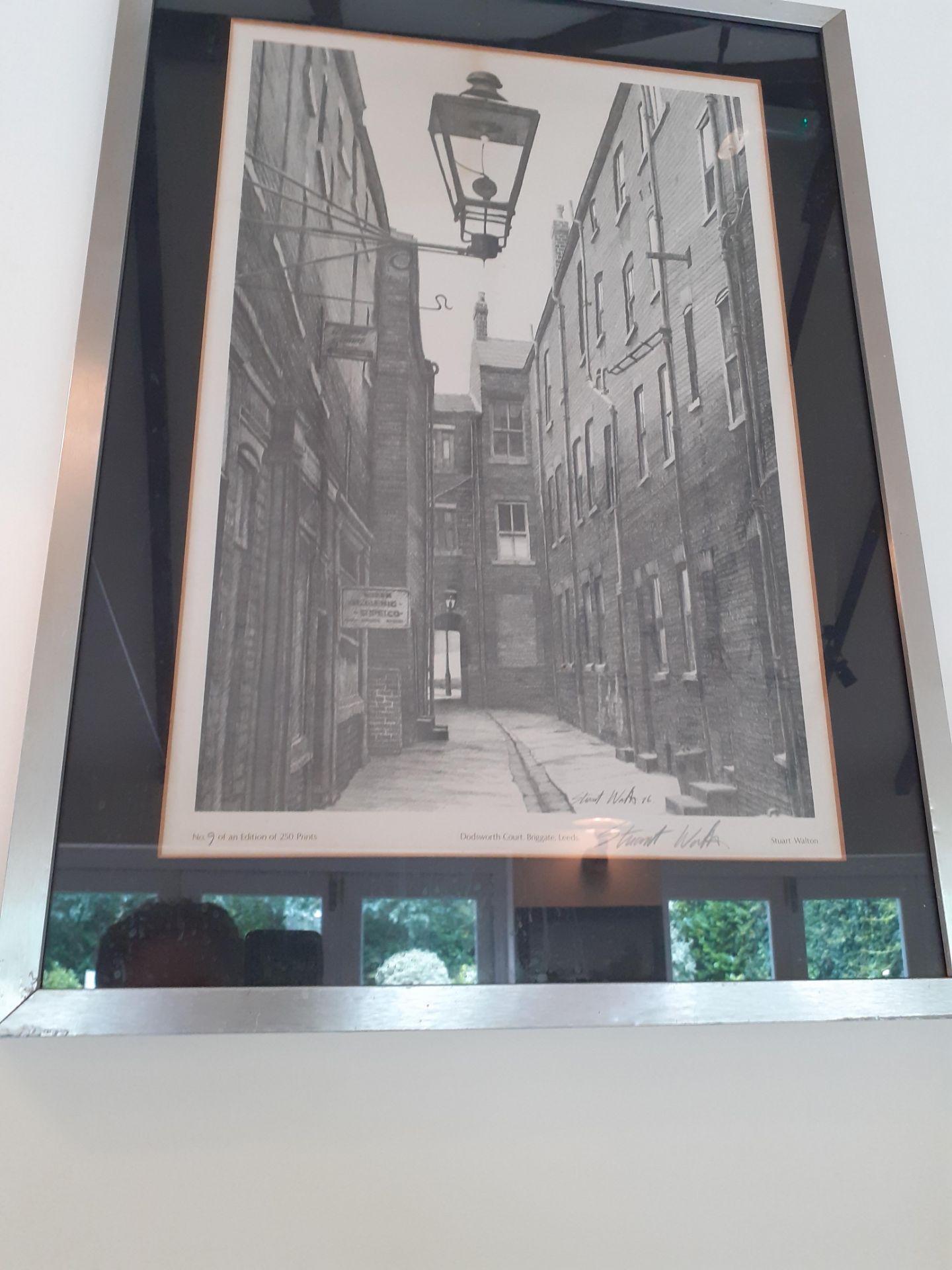 Stuart Walton pencil drawing & limited edition pri