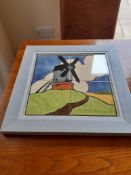 4 Framed tile pictures