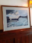 Watercolour of J H Seacroft & 2 framed prints