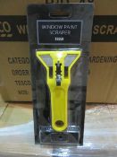 (P2) PALLET TO CONTAIN 720 x WINDOW PAINT SCRAPER WITH REPLACEMENT BLADES - NEW - RRP £7.99 EACH