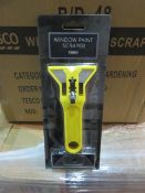 (P2) PALLET TO CONTAIN 720 x WINDOW PAINT SCRAPER WITH REPLACEMENT BLADES - NEW - RRP £7.99 EACH