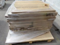 (WG13) Pallet To Contain 66 Items Of New Kitchen Stock. To Include: BI FOLD SLAB IVORY GLOSS, IVORY
