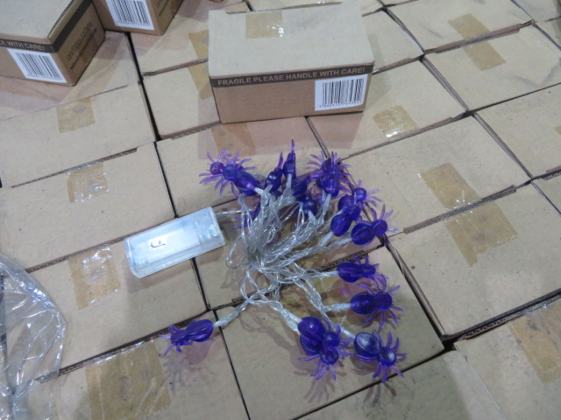 (P23) PALLET TO CONTAIN 250 x SETS OF 20 BATTERY POWERED HALOWEEN SPIDER LIGHTS - NEW - RRP £9.99 - Image 2 of 2