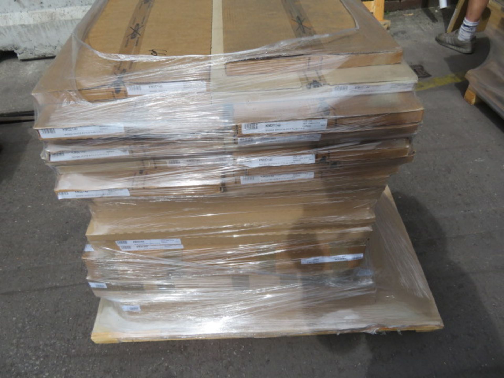 (WG13) Pallet To Contain 66 Items Of New Kitchen Stock. To Include: BI FOLD SLAB IVORY GLOSS, IVORY - Image 2 of 4