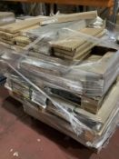 (P67) PALLET TO CONTAIN APPROX. 180 ITEMS OF KITCHEN STOCK TO INCLUDE: 105 x 140MM PEWTER EFFECT