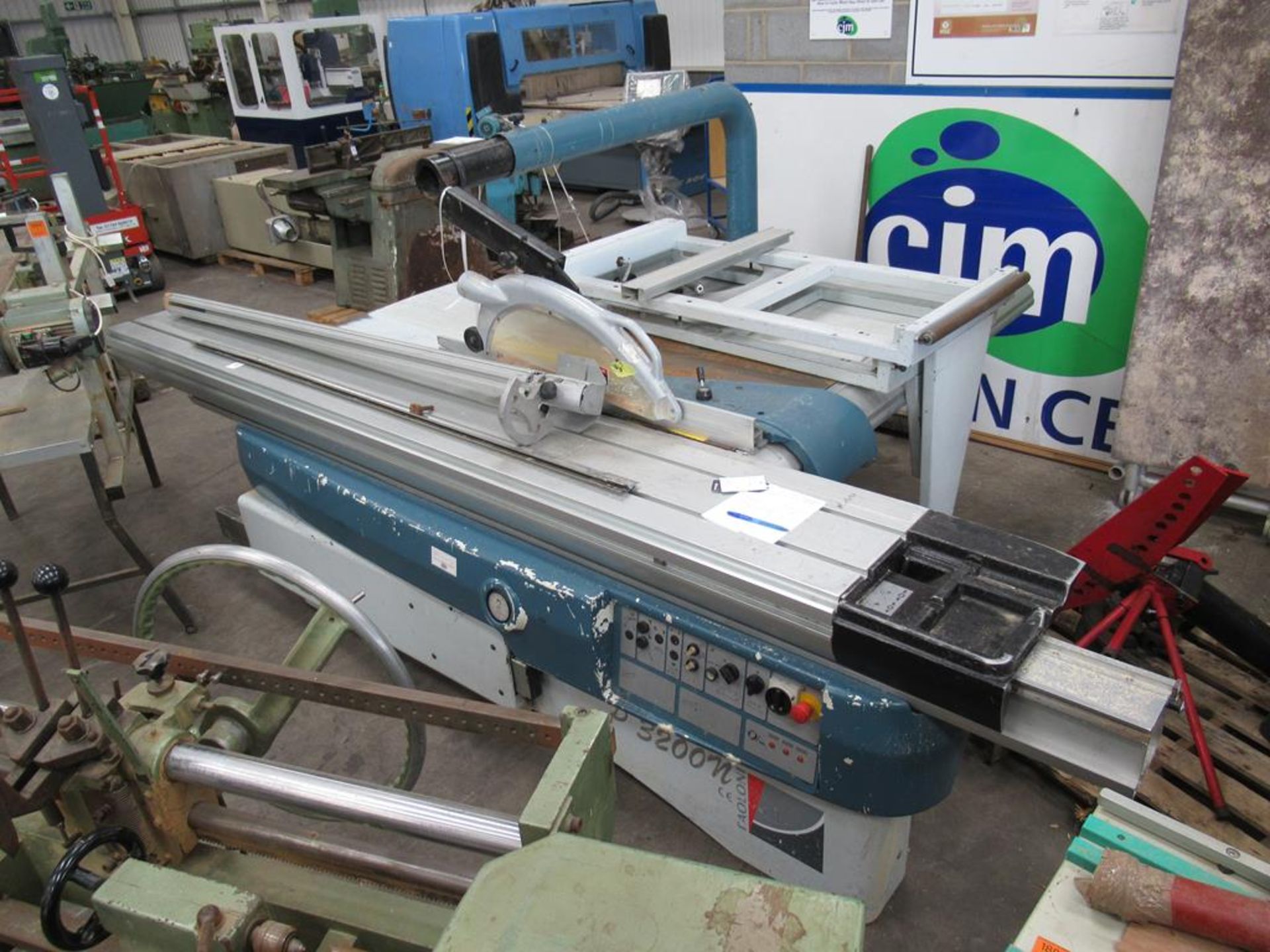 Paoloni P3200N Panel Saw YOM 2002 Serial 10664 3 phase. Please note that a Risk Assessment and Metho