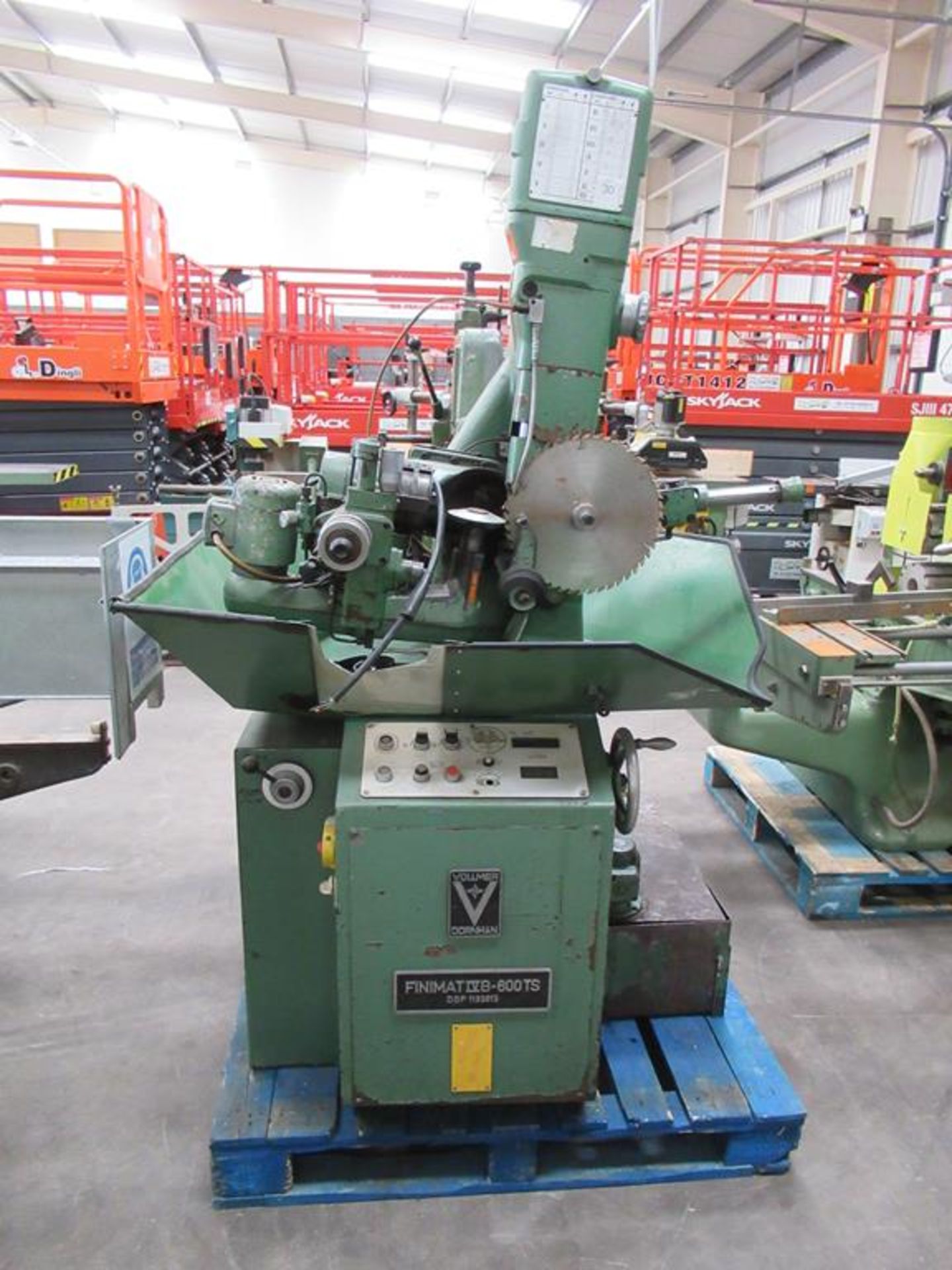 Vollmer Dornhan Finimat IVB - 600TS Saw Grinder with side grinder 3 phase