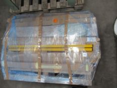 Pallet of light beam safety bars