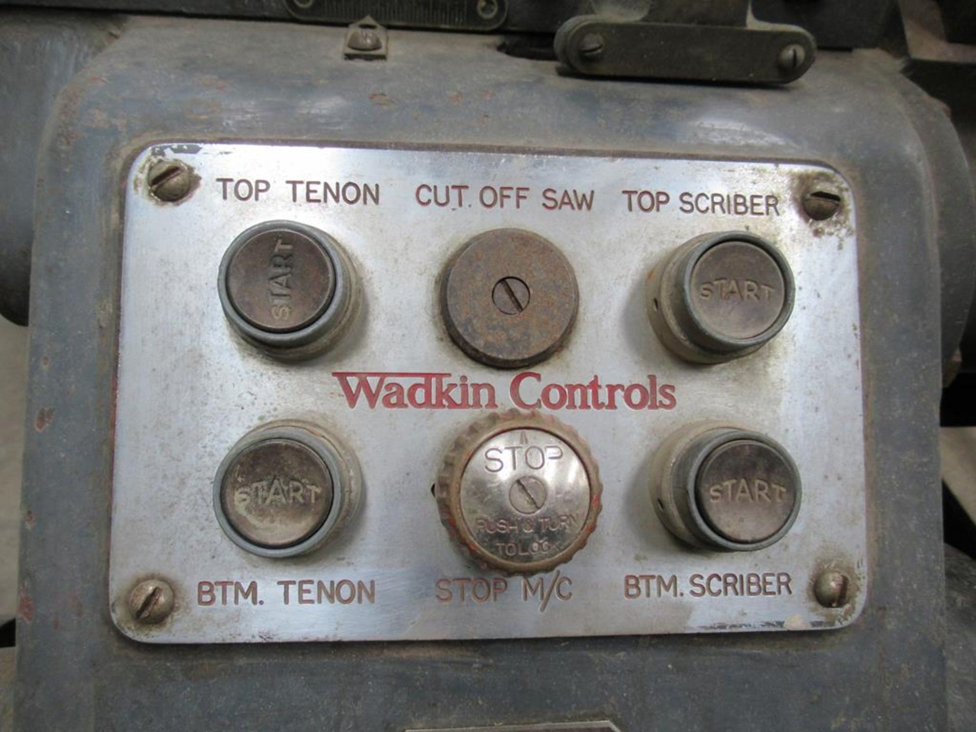 Wadkin EKA 4 head tenoning machine with brake 3 phase - Image 5 of 9