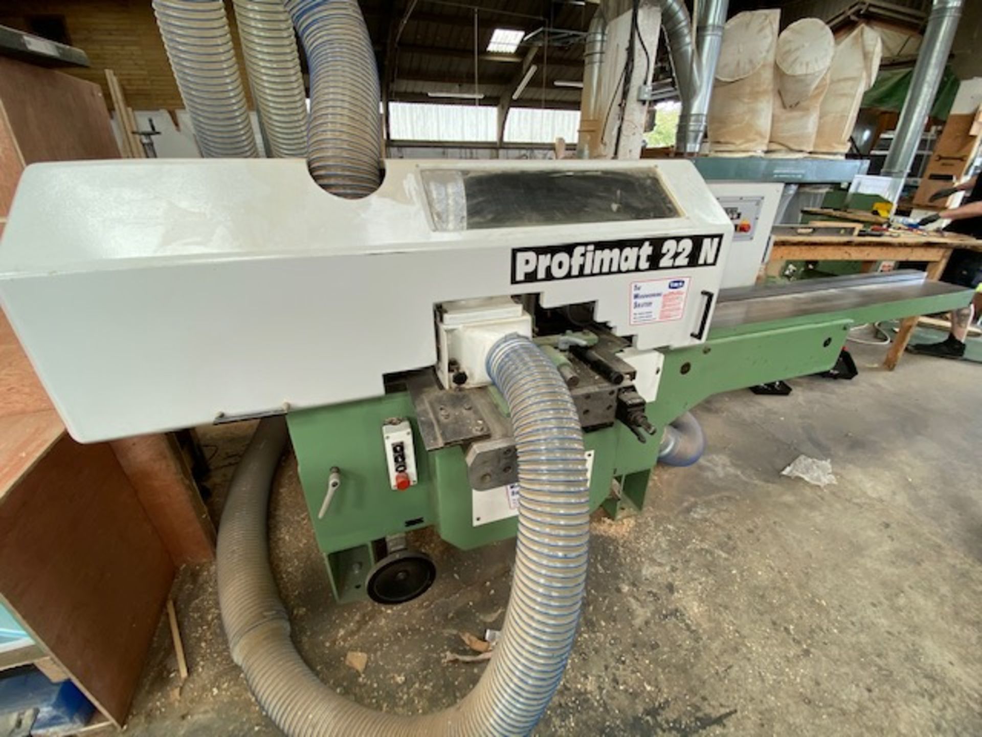 A 1990 Weinig Profimat P22N planer moulder - Image 2 of 8