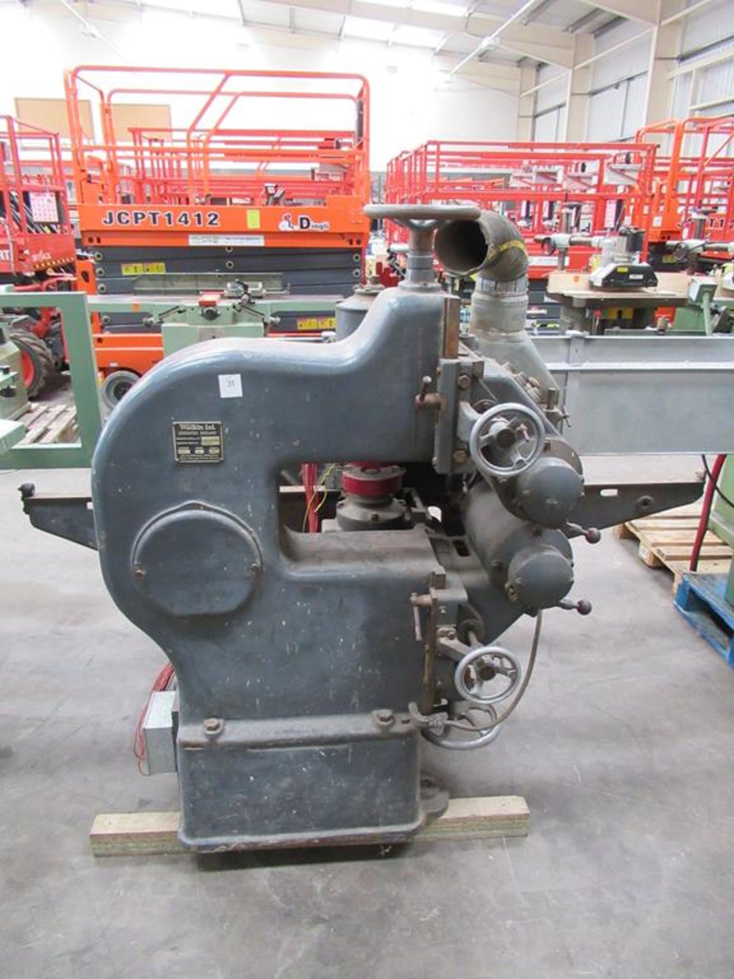 Wadkin EKA 4 head tenoning machine with brake 3 phase