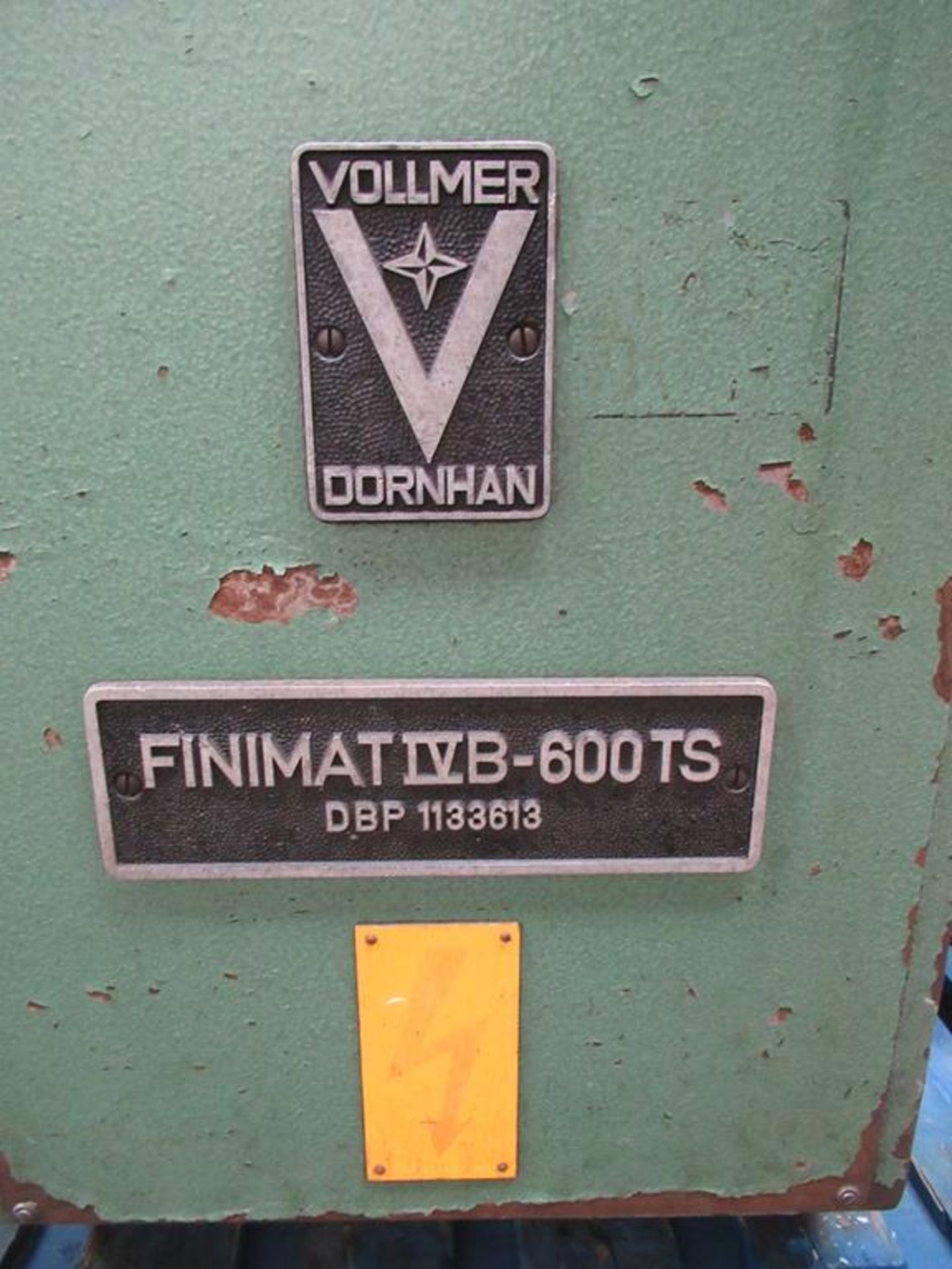 Vollmer Dornhan Finimat IVB - 600TS Saw Grinder with side grinder 3 phase - Image 4 of 5