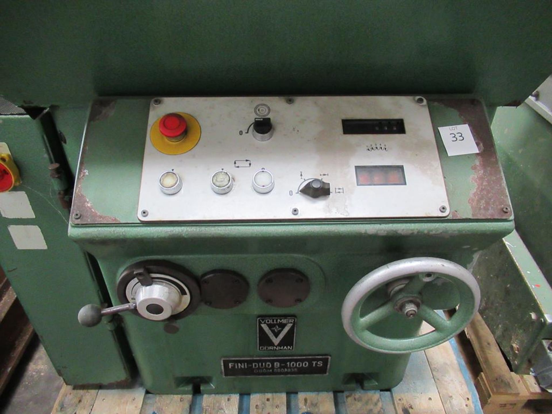 Vollmer Dorn Han Fini-Duob - 1000 TS Tool Sharpener Serial No 1065 3 phase - Image 3 of 6